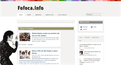 Desktop Screenshot of fofoca.info