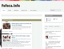 Tablet Screenshot of fofoca.info